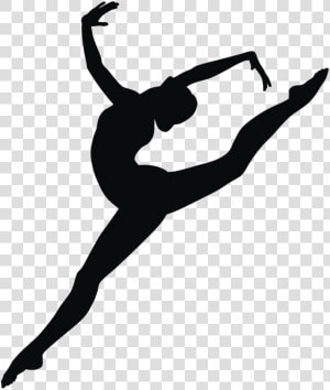 Gymnastics Clipart Poses   Gymnastics Black And White  HD Png Download