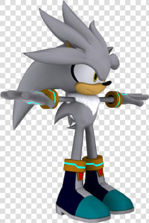 Download Zip Archive   Silver The Hedgehog Model  HD Png Download