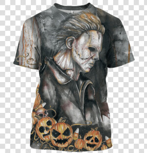 Horror Movie Tshirt   Halloween Twisted Art  HD Png Download