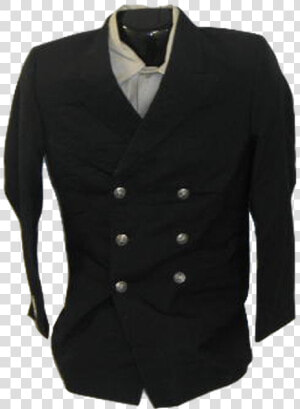 Navy Black Dress Jacket With Silver Buttons   Formal Wear  HD Png Download