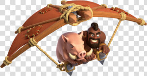 Tudo Sobre O Voador Do Clash Of Clans   Clash Of Clans Hog Glider  HD Png Download