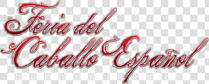 Feria Del Caballo Español   Feria Del Caballo Espanol Logo  HD Png Download