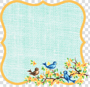 Free Vintage Bluebird Tags 1 2013 By Fptfy   Bluebird Frame  HD Png Download