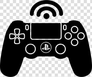 Ps4 Wireless Game Control   Ps4 Controller Silhouette  HD Png Download