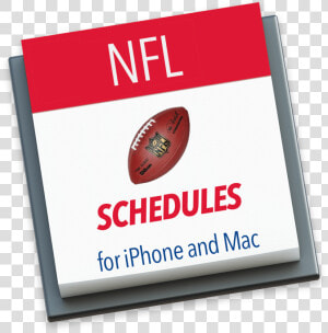 Nfl Schedules For Iphone And Mac   Nfl Football Ball  HD Png Download