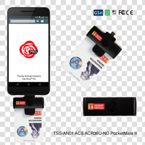 Thursby Pkard Cac Piv Android Tablet Samsung Galaxy   Id Card Reader Android  HD Png Download