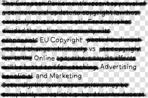 What The Eu Copyright Law Means For Online Advertising   Parallel  HD Png Download