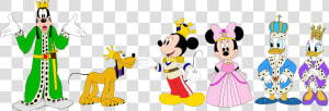 Mickey Mouse Clubhouse   Princess Minnie Mouse And Prince Mickey Mouse  HD Png Download