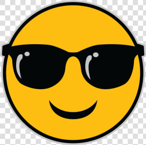 Transparent Sun Emoji Png   Sun With Sunglasses Emoji  Png Download