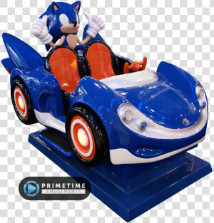 Sonic Kiddie Ride By Sega   Sonic Sega All Stars Racing Arcade  HD Png Download