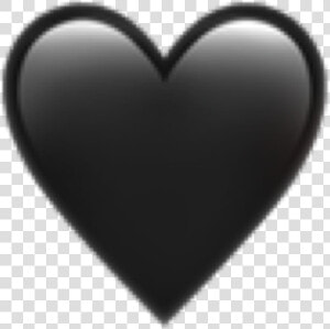  black  heart  blackheart  black  heart  emoji  heartemoji   Heart  HD Png Download