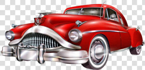 Red Retro Car Png   Retro Car Png Png  Transparent Png