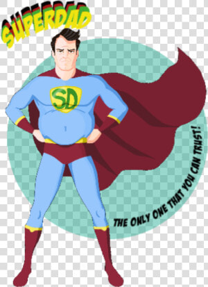 Transparent Superhero Dad Clipart   Superman  HD Png Download