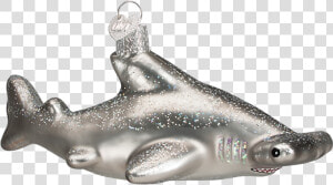 Hammerhead Shark Old World Glass Ornament  HD Png Download