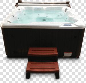 Hot Tub With Steps   Jacuzzi  HD Png Download