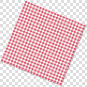 This Product Design Is Red And White Plaid Tablecloth   餐巾 素材  HD Png Download