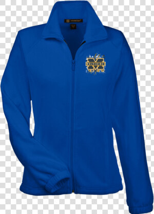 Michigan Wolverines Splatter Logo Womens Fleece Jacket   Polar Fleece  HD Png Download