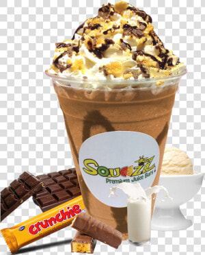 Crunchie Milkshake   Chocolate Bar Milkshake Png  Transparent Png