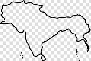 India Clipart Map Bharat   Akhand Bharat Map Clipart  HD Png Download