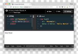 Codepen   Vue Js App Example  HD Png Download