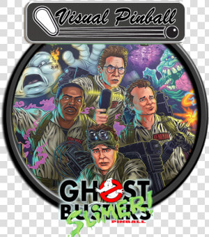 Ghostbusters Pinball Backglass  HD Png Download