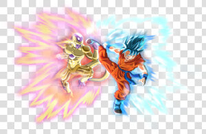 Golden Frieza Vs Ssgss Goku Aura By Rayzorblade189 d8zswya   Dragon Ball 4k Png  Transparent Png