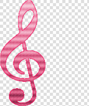 Recursos Para Photoscape   Clipart Pink Treble Clef  HD Png Download