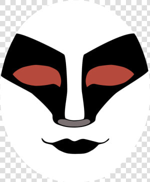 Library Band Vector Face Paint   Kiss Eric Carr Makeup  HD Png Download