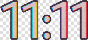 11  glitch  aestheticnumber  aesthetic  number  time   Aesthetic Stickers 11 11  HD Png Download