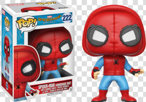 Spider Man Far From Home Funko Pop Spider Man Upgraded   Spider Man Homemade Suit Funko Pop  HD Png Download