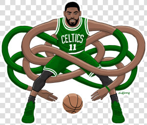 Kyrie Irving Celtics Cartoon   Png Download   Kyrie Irving Logo Celtics  Transparent Png