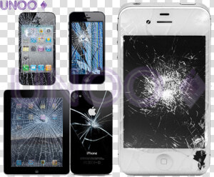 Iphone Cracked Screen Dubai   Iphone 4  HD Png Download