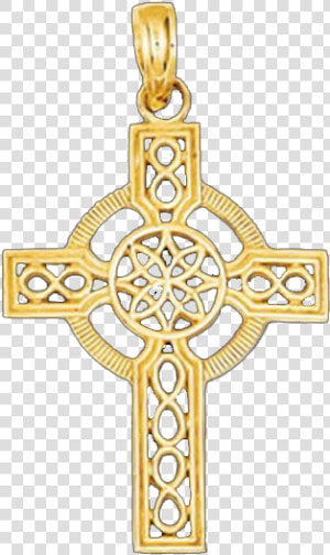 Diamond Cut Celtic Cross Pendant   Cross  HD Png Download