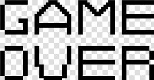 Game Over Png   Game Over Pixel Sprite  Transparent Png