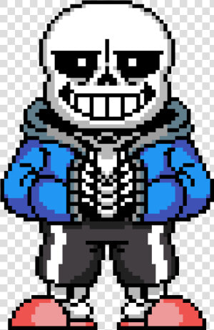 Transparent Sans Sprite Png   Undertale Sans The Skeleton  Png Download