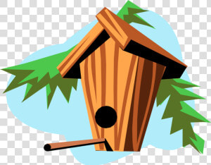 Vector Illustration Of Birdhouse Or Birdbox Nest Boxes   Bird Houses  HD Png Download