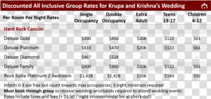 Discounted Group Rates For Dhiana And Hershil V2  HD Png Download