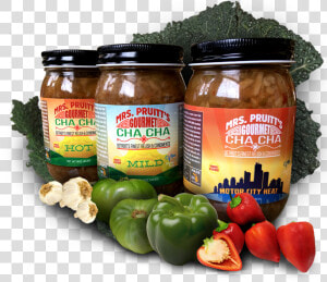 Cha Cha Is A Relish  Condiment  Sauce   Green Bell Pepper  HD Png Download