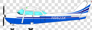 Microsoft Airplane Clipart   Cessna 172 Clipart  HD Png Download