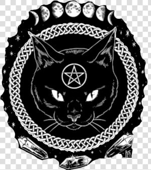  love  people  cat  cats  satanic  blackandwhite  blacknwhite   Nature Wiccan Art  HD Png Download