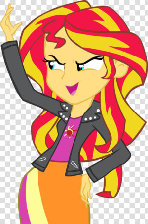 Cartoon Pictures Of Little Girls   Equestria Girls Sunset Shimmer 2013  HD Png Download