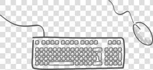 Transparent Computer Keyboard Png   Mouse And Keyboard Clipart  Png Download