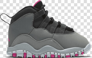 Air Jordan 10 Retro   Air Jordan Retro Girls Shoe  HD Png Download