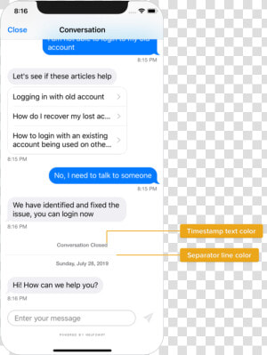 Properties For Conversation Divider   Iphone  HD Png Download