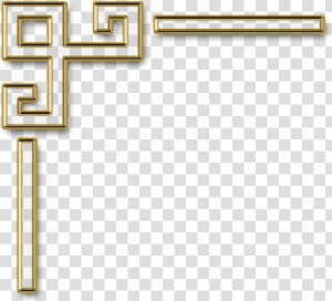 Decorative Gold Line Png   Transparent Corner Border Line  Png Download