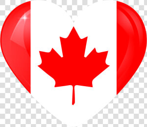 Canadian Flag Png   Transparent Canada Flag Heart  Png Download