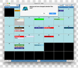 Python Tkinter Calendar  HD Png Download