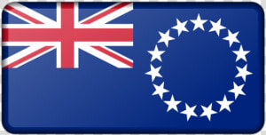 Flag electric Blue cook Islands   Cook Island Flag  HD Png Download