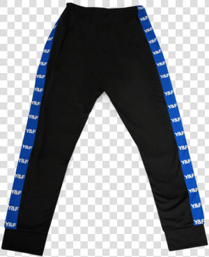 Y amp f Blue Stripe Track Pants   Pocket  HD Png Download