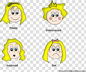 Emotions Clipart Thought Feeling   Boy And Girl Emotions Clipart  HD Png Download